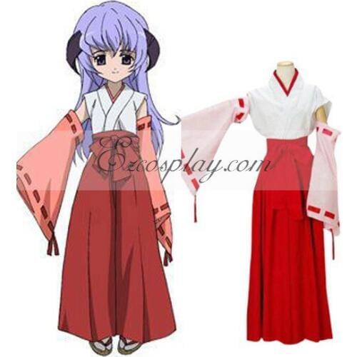 Higurashi When They Cry Hanyu Furude Cosplay Costume E001