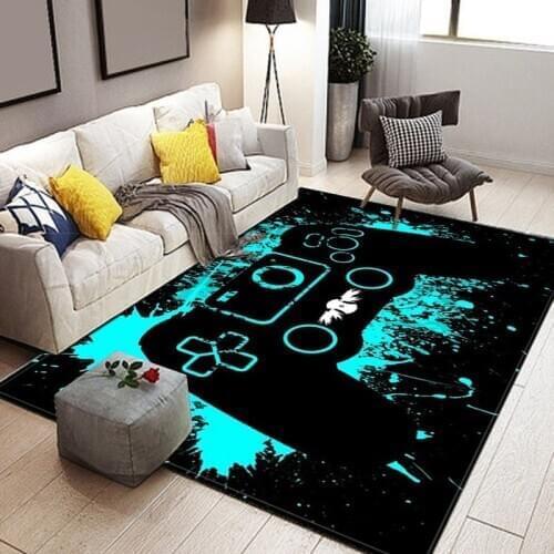Cartoon Kid Carpet Game Controller Printed Carpets for Living Room Bedroom Floor Mat 80x160cm alfombras grandes Drop Shipping