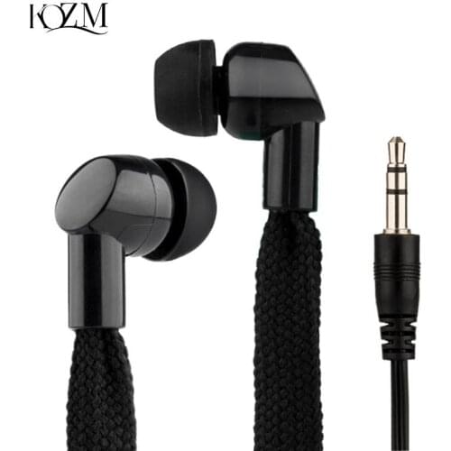 Shoelace Earphones Super Bass Headphones Headset Stereo Earbuds Running Earpieces