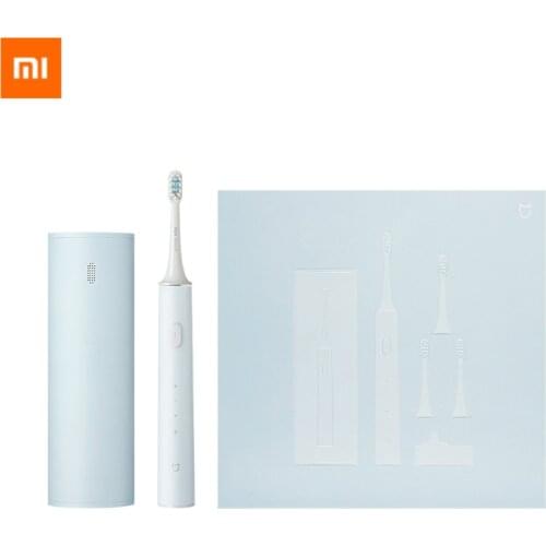 New Xiaomi Sonic Electric Toothbrush T500C Wireless Rechargeable Waterproof Ultrasonic Automatic MI Tooth Brush Work Mijia APP