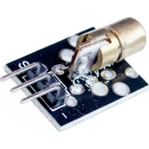 New KY-008 3pin 650nm Red Laser Transmitter Dot Diode Copper Head Module