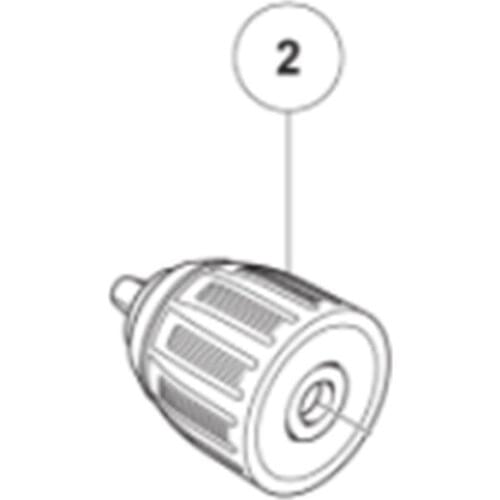 CHUCK for HIKOKI DS10DAL DS12DA DV12DA 337390
