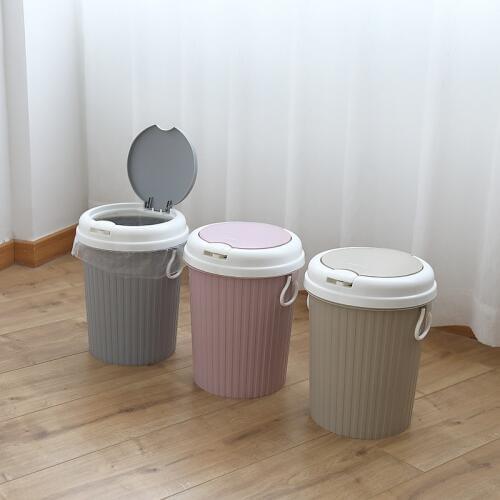 Portable 8.5L/11.5L Pressing Cover Type Kitchen Waste Bin Sitting Room Toilet Multi-Purpose Bathroom/Bedroom Trash Can
