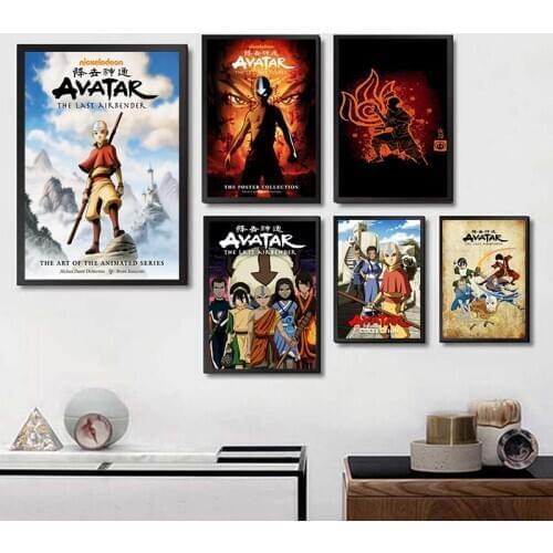 Avatar The Last Airbender Coated Paper posters Wall Art Pictures Home Decor Living Room HD Printed Frameless art Brand