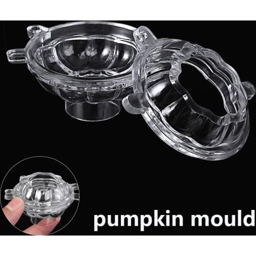 Durable 3D Pumpkin Shaped Candle Making Mould Soap Mold DIY Halloween Craft Handicraft Tools For Making Dried Flower Candles