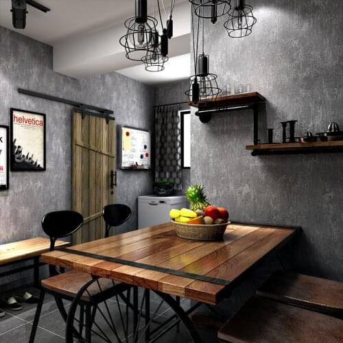 Retro industrial color mottled solid non woven wallpaper Office wall papers home decor papel de parede stripe wallpaper