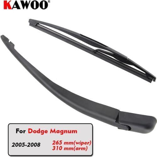 KAWOO Car Rear Wiper Blade Blades Back Window Wipers Arm For Dodge Magnum Hatchback (2005-2008) 265mm Car Accessories Styling