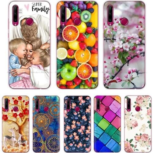 Silicon Case For Honor 10i Case 6.21" Soft TPU Back Phone Cover On Huawei Honor 10i Honor10i 10 i Painting Protective Bumper
