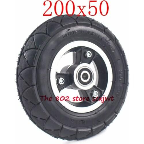 Super Mobility Scooter Wheelchair wheel Tire 200 X 50 (8x2) Solid/foam Filled 200x50 for Razor E100 E125 E200 Scooter Vapo