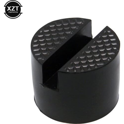 Universal Car Slotted Frame Rail Floor Jack Adapter Lift Rubber Pad Car Styling Accessories Jacks Rubber Supporting Pad 1pc