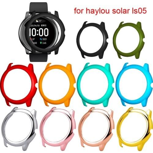 Protective Case Cover for Haylou Solar LS05 Smart Watch Hard PC Frame Shell Bumper for Xiaomi Haylou Solar LS05 Accessories