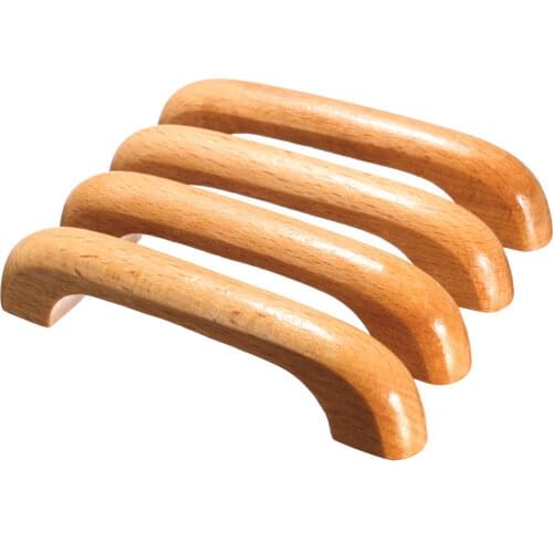 1pc Round Drawer Wooden Cabinet Door Handle Cabinet Kitchen Furniture Solid Wood Furniture Handle Cabinet Knob Furniture