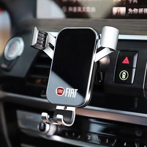 1Pcs Universal Car Styling 360 Degrees Phone Holder For Fiat 500 500L 500X Panda FR Abarth Stilo Ducato Palio Punto Tipo Strada
