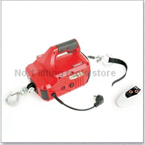 1000 lb electric hoist pulling winch with remote control