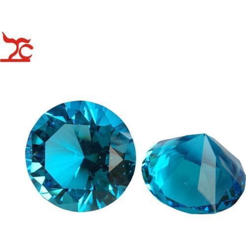 20mm Colorful Crystal Diamond Counter Display Clear Paperweight Faceted Cut Glass Giant Diamond Jewelry Decor Craft 10Pcs/lot