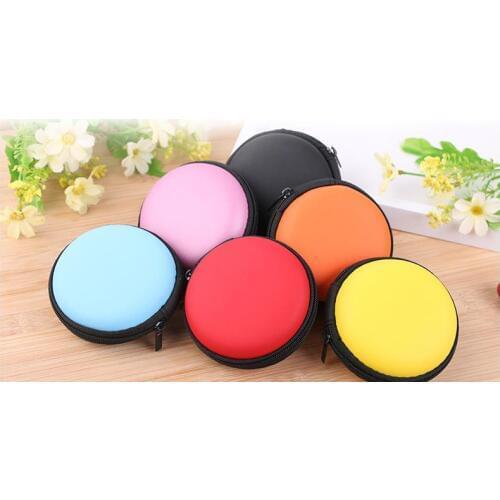 200pcs Headphones Earphone Cable Earbuds Storage Hard Case Carrying Pouch Bag SD Card Hold Box