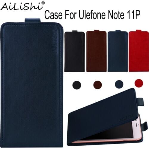 AiLiShi Case For Ulefone Note 11P Luxury Flip PU Leather Case Ulefone Exclusive 100% Phone Protective Cover Skin+Tracking