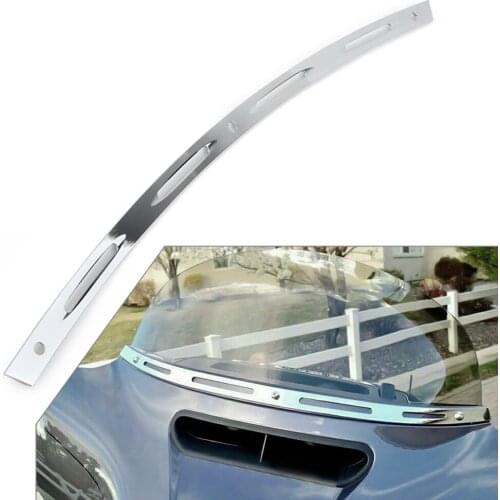 Aluminum Motorcycle Windshield Trim For Harley Touring Electra Street Tri Glide FLHTC CVO FLHXSE 1996-2013 2004