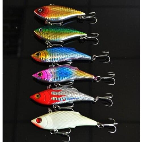 Anti-Corrosion Freshwater Professional Fishing Lure Hard Bait Artificial VIB Wobbler 8cm/11g High Quality Plastic Fishing Bait