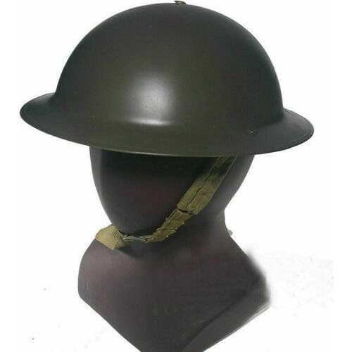 MILITARY Ww2 British Uk Army SOLDIER Steel Helmet War Re-Enactors