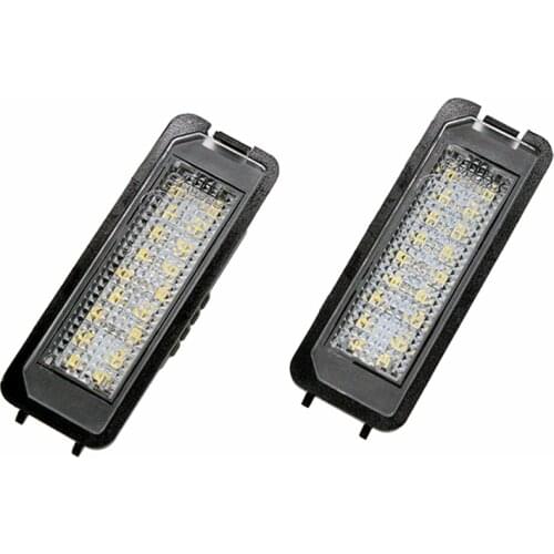 2X Canbus Car LED License Plate Lights Lamp 12V No Error White 6000k for SEAT Altea Exeo/ST Ibiza Leon