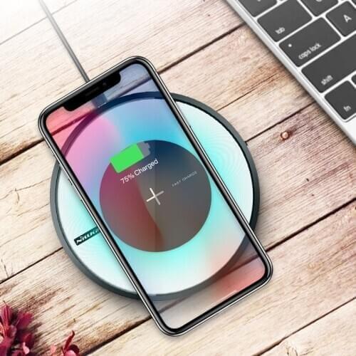 For Samsung Note 10/S10/S10 Plus/S9 Wireless Charger 10W Fast Wireless Charging Pad Qi-Certified For iPhone XS/8 Mi 9 Charger