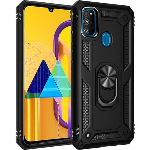 For Samsung M31 Case Cover Shockproof Car Military Armor Holder Magnet Phone Case for Samsung Galaxy M31 Samsung M 31 SM-M315F