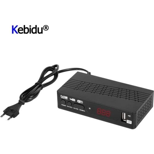 DVB-T2 Tuner Receiver HD 1080PSatellite Decoder TV TV Tuner DVB T2 DVB C USB Built-in Russian Manual For Monitor Adapter