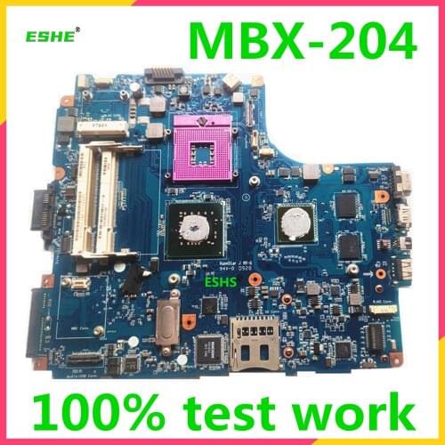MBX-204 motherboard For Sony Vaio VGN NW VGN-NW11Z PCG-7171M M850 MBX-204 Laptop Mainboard A1730139A tested good free shipping