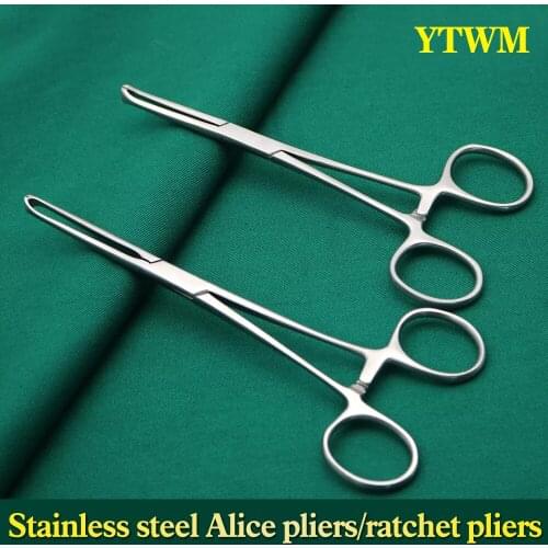Medical stainless steel Alice forceps rat tooth forceps tissue grasping forceps surgical instruments tools