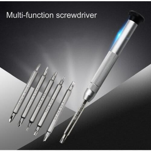 7Pcs Portable Multifunctional Precision Screwdriver Set Magnetic Screw Driver Opening Repair Hand Tool for Phones Computers