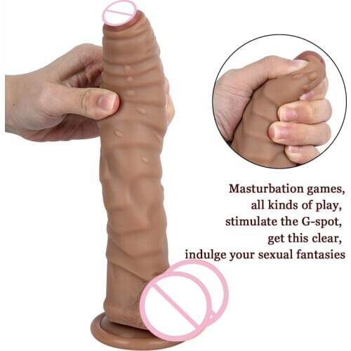 New Armor Realistic Animal Dildos Female Masturbation With Suction Cup Big Dick Liquid Silicone Artificial Penis Women Sex Toys