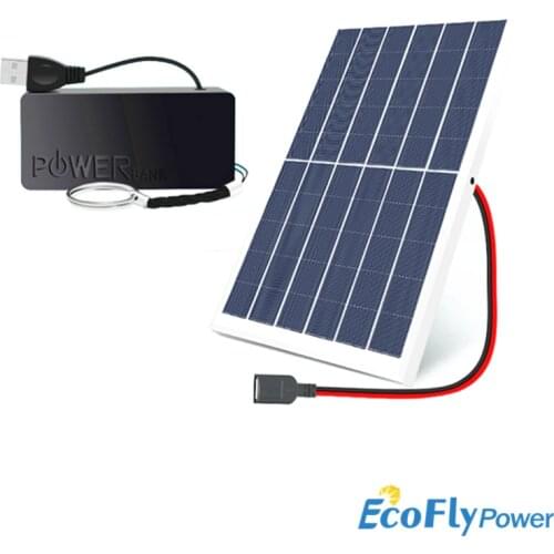 Wholesale 6V 3W 6W 10W Solar panel with voltage regulation/USB 4000mA mobile power bank 51V1A for phone charger