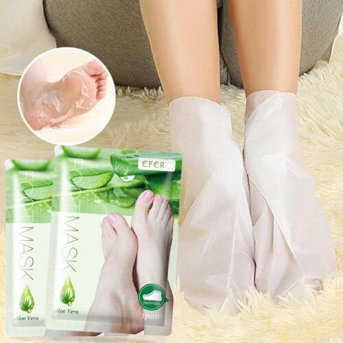 Feet Exfoliating Foot Masks Dead Skin Remover Pedicure Socks Scrub for Feet Foot Peeling Mask Nourishing Detox For Spa2pc=4pair