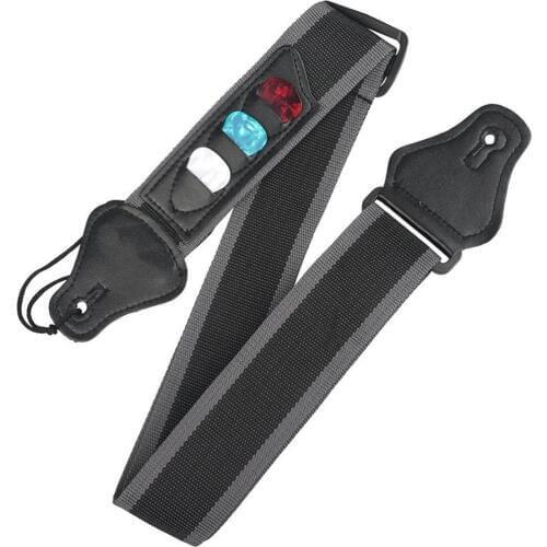 Adjustable Simple Design Acoustic Electric Guitar Strap Electric Acoustic Bass Guitar Strap Belt Guitar Accessories