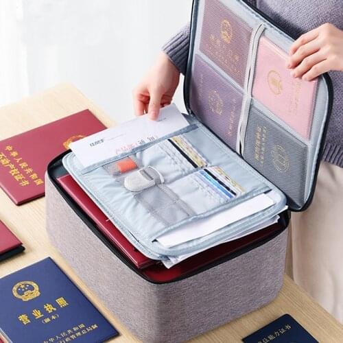 Handbag Package Goods Accessories Multifunctional Briefcase Business Trip Certificate Organize Bag Office Document File Storage
