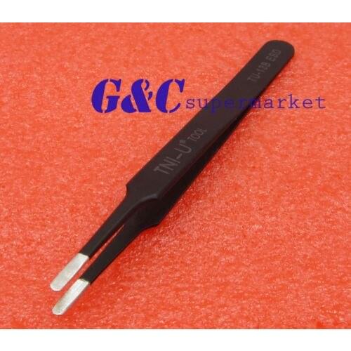 TU-13B Non-magnetic Straight Tip Tweezer Anti-static Tweezer diy electronics