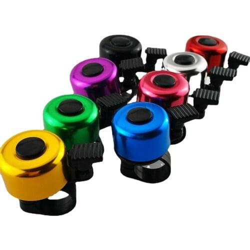 Bicycle Bells Durable Loud Mountain Road Bike Horn Safety Handlebar Sound Alarm Horn Metal Ring Bicycle Accessories Aluminum