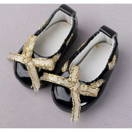 [wamami] 13# Black 1/6 BJD Dollfie Leather Shoes ~ 4.5cm