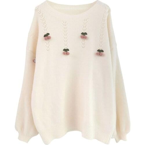 BG1677 2021 spring autumn winter new women loose sweater girl student long sleeve knit coat female cheap wholesale