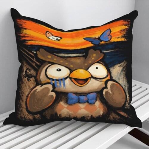 Animal crossing scream Throw Pillows Cushion Cover On Sofa Home Decor 45*45cm 40*40cm Gift Pillowcase Cojines Dropshipping