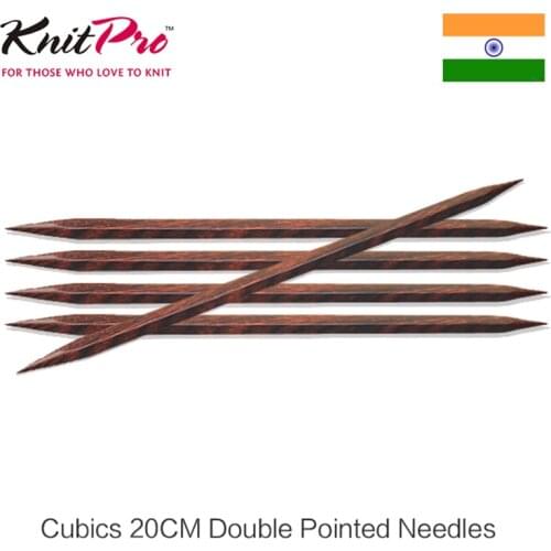 1 piece Knitpro CUBICS 20 cm Double Pointed Needle