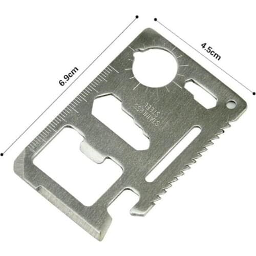 1pc Multi Tools 11 in 1 Multifunction Outdoor Hunting Survival Camping Pocket Military Screwdriver Wrench Saw