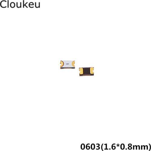 20Pcs Chip resettable fuse PPTC 0603 0.5A 500mA 6V SMD0603-050