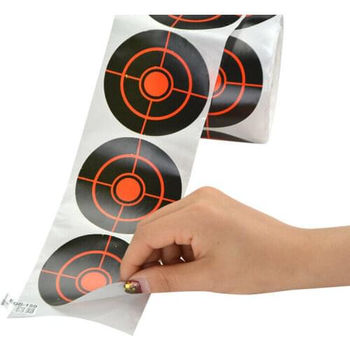 250pcs/Roll Shooting Target Adhesive Shoot Targets Splatter Reactive Stickers for Archery Bow Hunting Shooting Practice Training