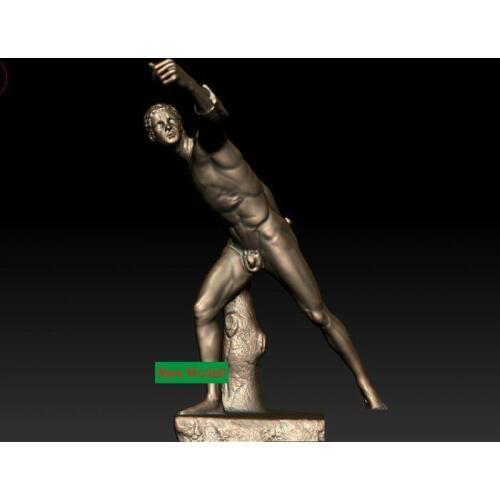 3D model for cnc 3D CNC machine in STL file format Borghese fighter