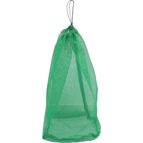 5pcs Practical Fish Collection Bags Useful Draw String Mesh Bags Fishing Tackle