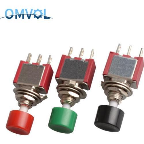 6mm PS-102 Momentary Push Button Switch ON-ON Toggle Switch Self-Recovery Reset Button