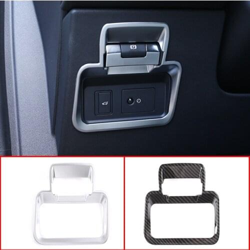 Car Electronic Handbrake Tailgate Switch Button Frame Cover Trim For Land Rover Discovery Sport 2020 For Range Rover Evoque 2020