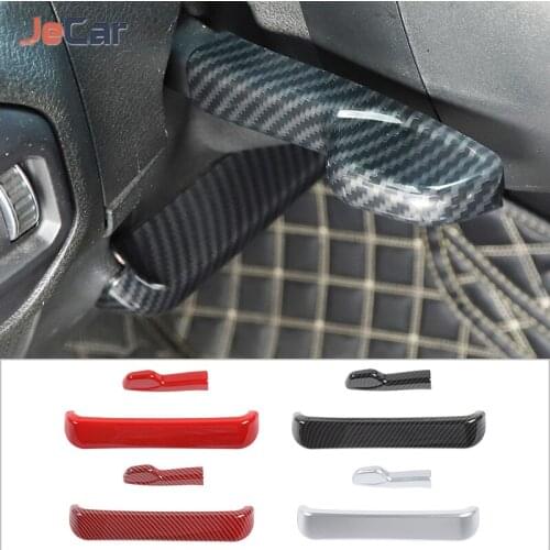 ABS Material Steering Wheel Height Adjustment Trim Decoration Cover For Jeep Wangler JL JT Gladiator 2018 Up Car Sticker